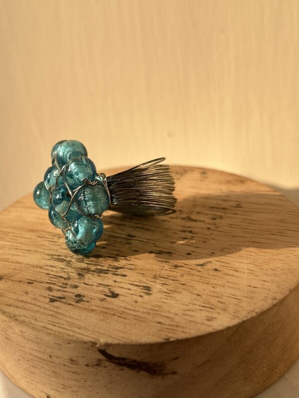 Aqua Cluster Ring - Image 3