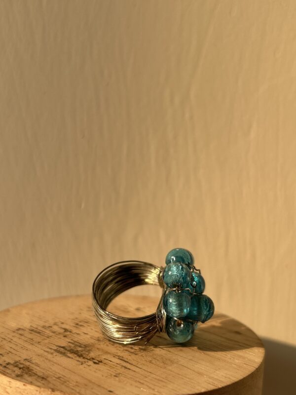 Aqua Cluster Ring - Image 2