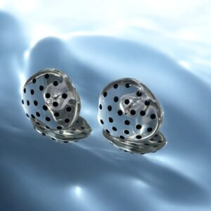 Aqua Dot Earrings