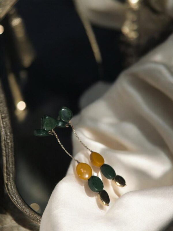 Block Drop Earrings - Image 2