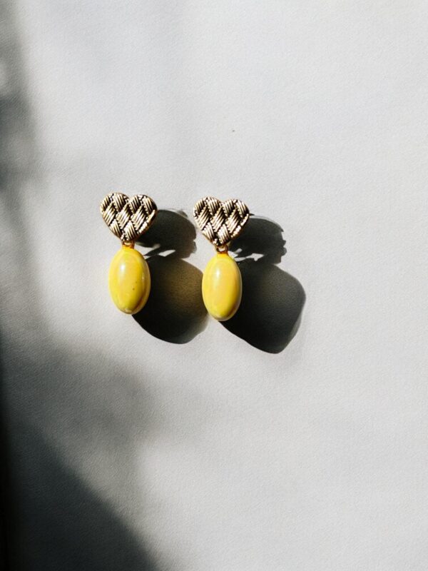 Honeydew Charm Earrings - Image 2
