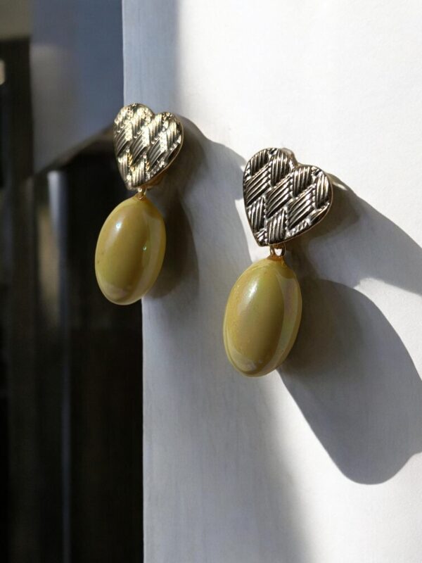 Honeydew Charm Earrings - Image 3