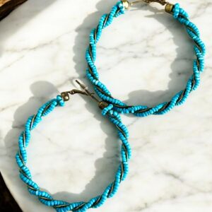 Turquoise Twirl Earrings