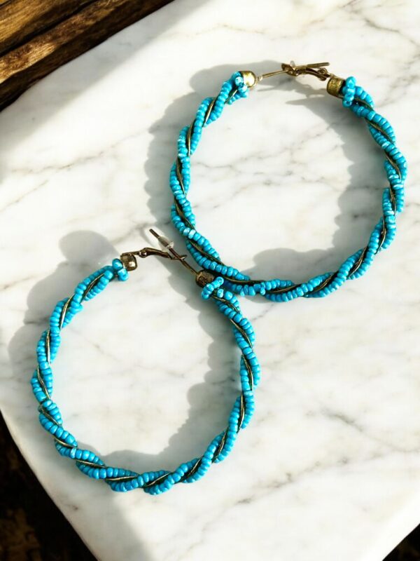 Turquoise Twirl Earrings