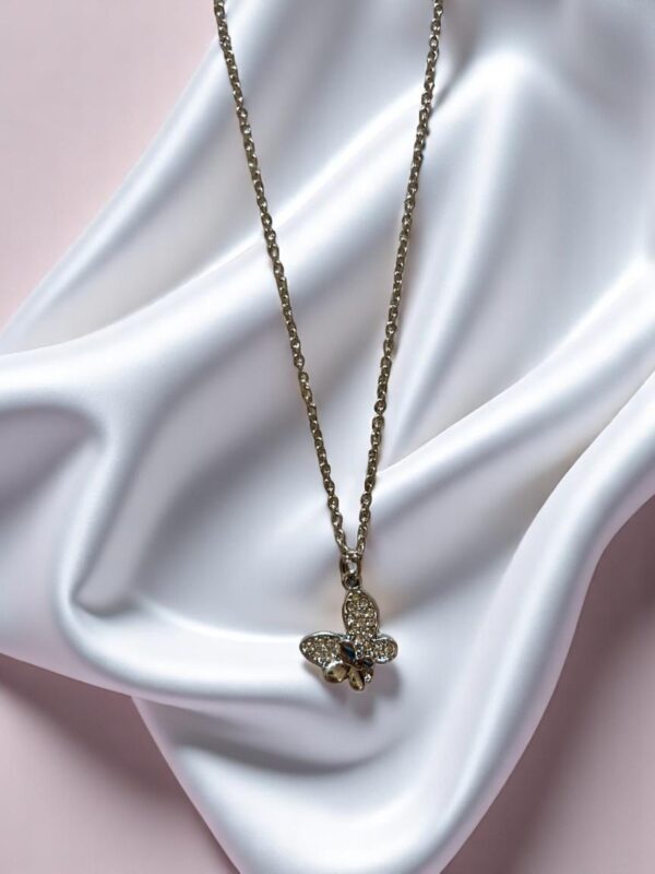 Crystal Butterfly Pendant - Image 2