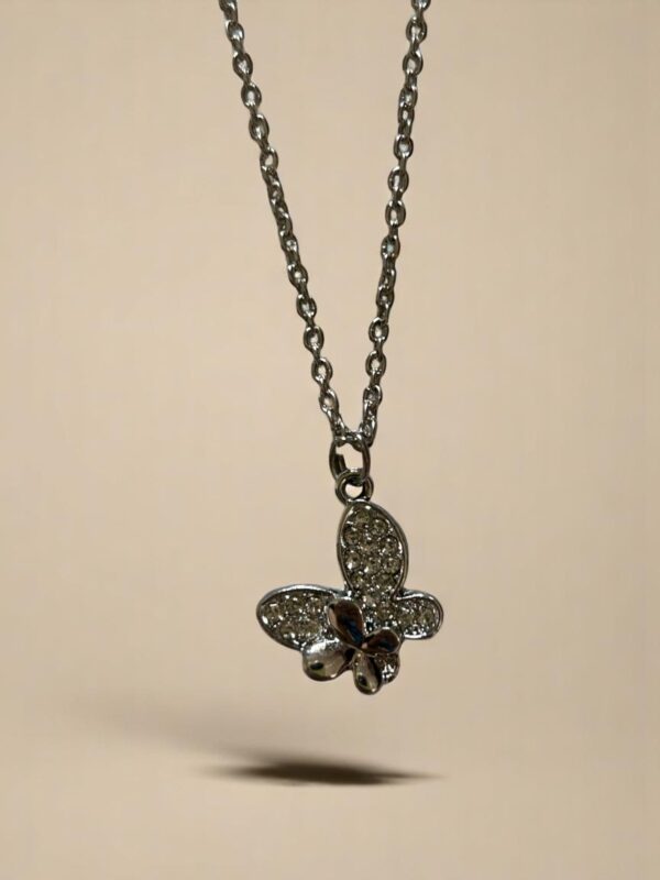 Crystal Butterfly Pendant